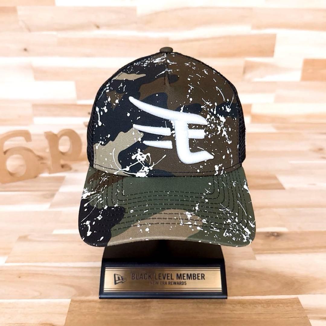 激 ニューエラ×楽天イーグルス コラボ 迷彩カモ柄キャップ カーキ