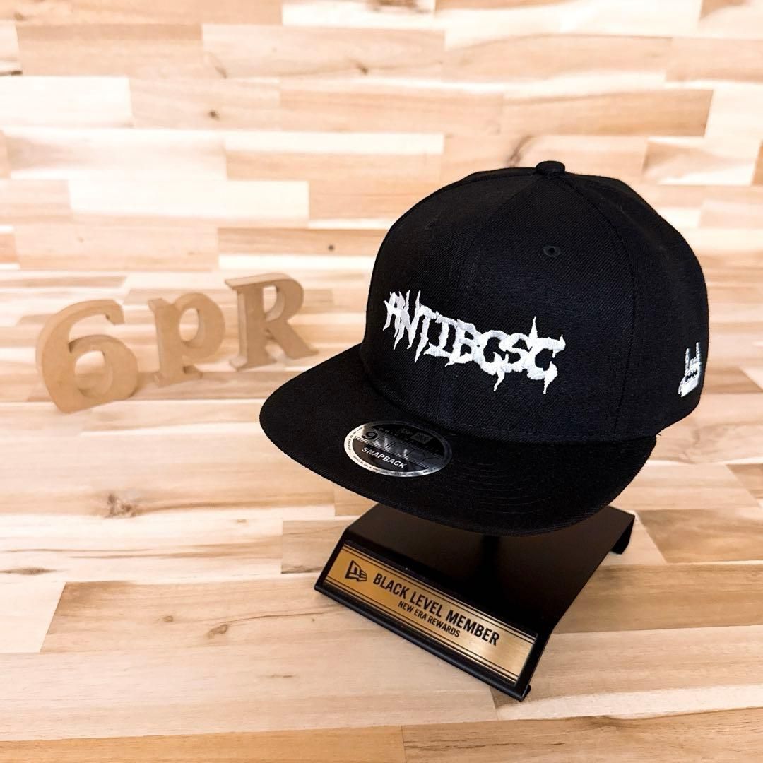 激 ニューエラ アンチビクスク コラボ キャップ バイク 黒 白