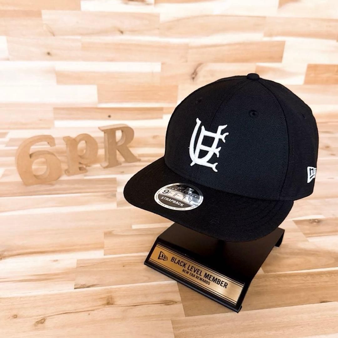 激 ニューエラ×ユニフォームエクスペリメント コラボ キャップ 黒×白