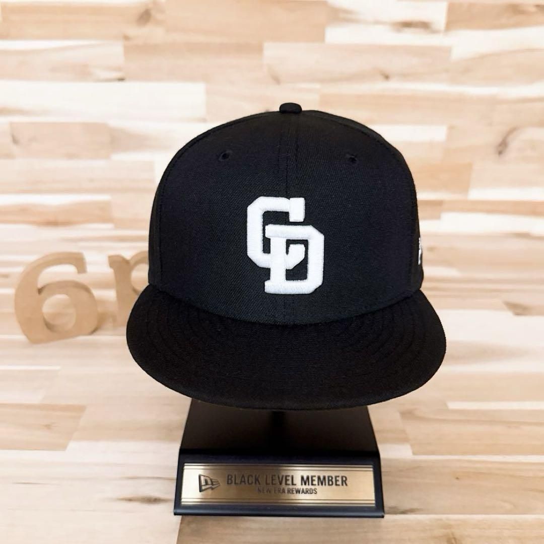 激 ニューエラ×中日ドラゴンズ コラボ モノトーン CDキャップ 黒×白