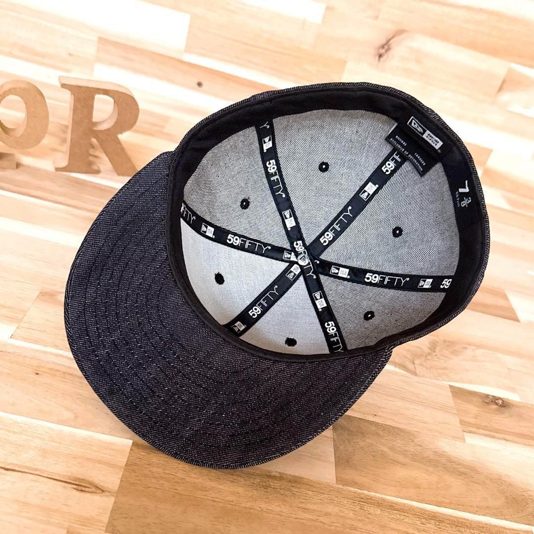 キャップ 黒×白