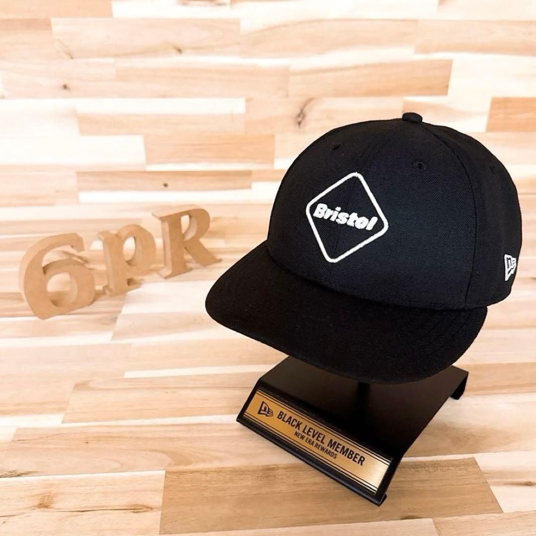 ニューエラ×エフシー ルブリストル コラボ キャップ 黒×白