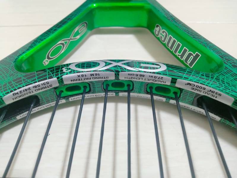 極美品】Prince プリンス EXO GRAPHITE 93 緑 硬式テニスラケット