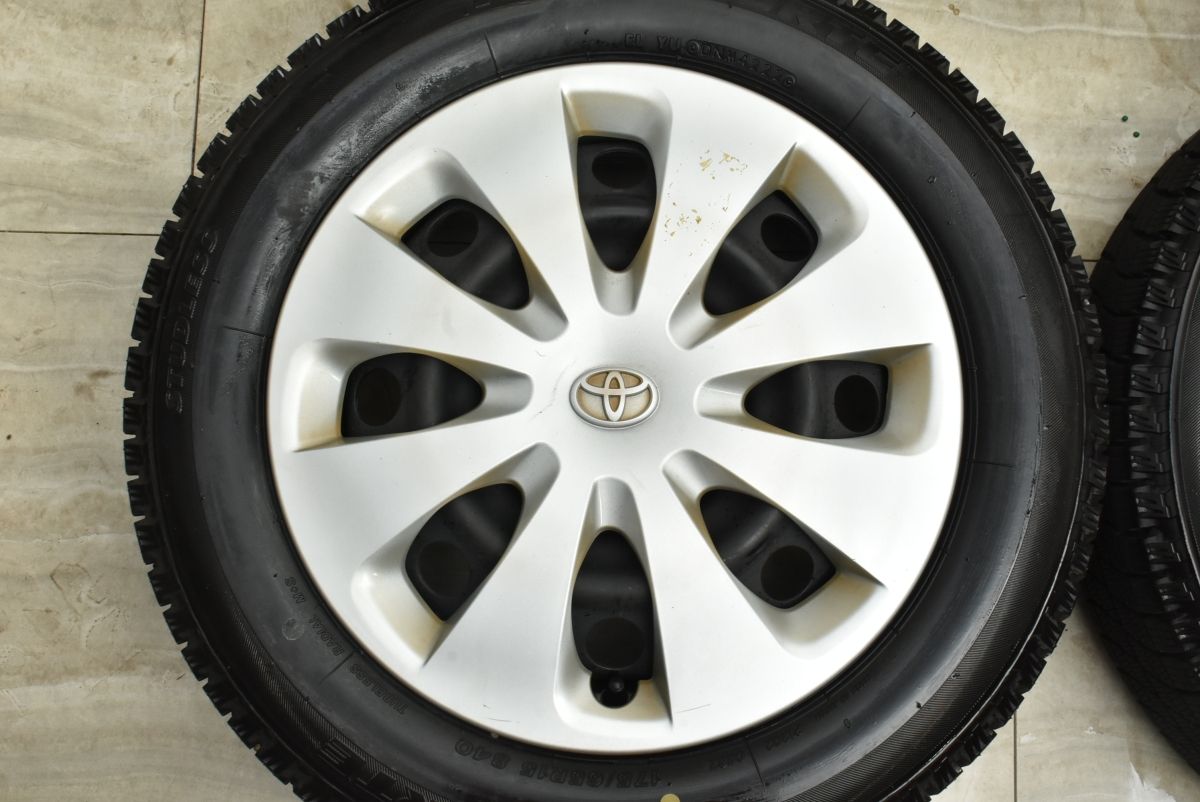 超バリ溝】トヨタ アクア 純正 15in 5J +39 PCD100 アイスエスポルテ