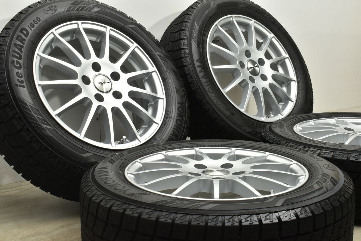 バリ溝 IRVINE F 01 16 in 6 5 J 46 PCD 112 ヨコハマ アイスガード iG 60 205 R ベンツ VW ゴルフトゥーラン スタッドレス