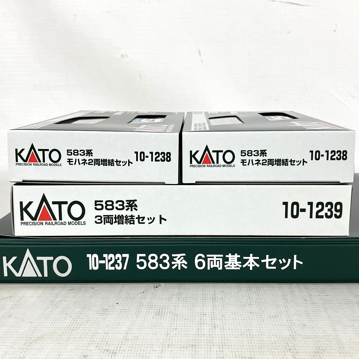 KATO 10-1237 10-1238 10-1239 583系 6両基本 3両増結 モハネ2両増結