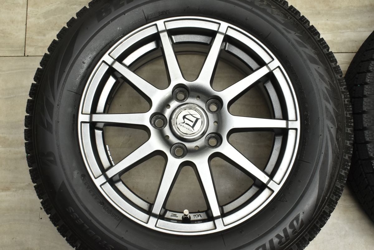 バリ溝 アフロディーテ 15 in 6 J 50 PCD 114 3 ブリヂストン ブリザック VRX 2 195 65 R ノア ヴォクシー ステップワゴン アクセラ