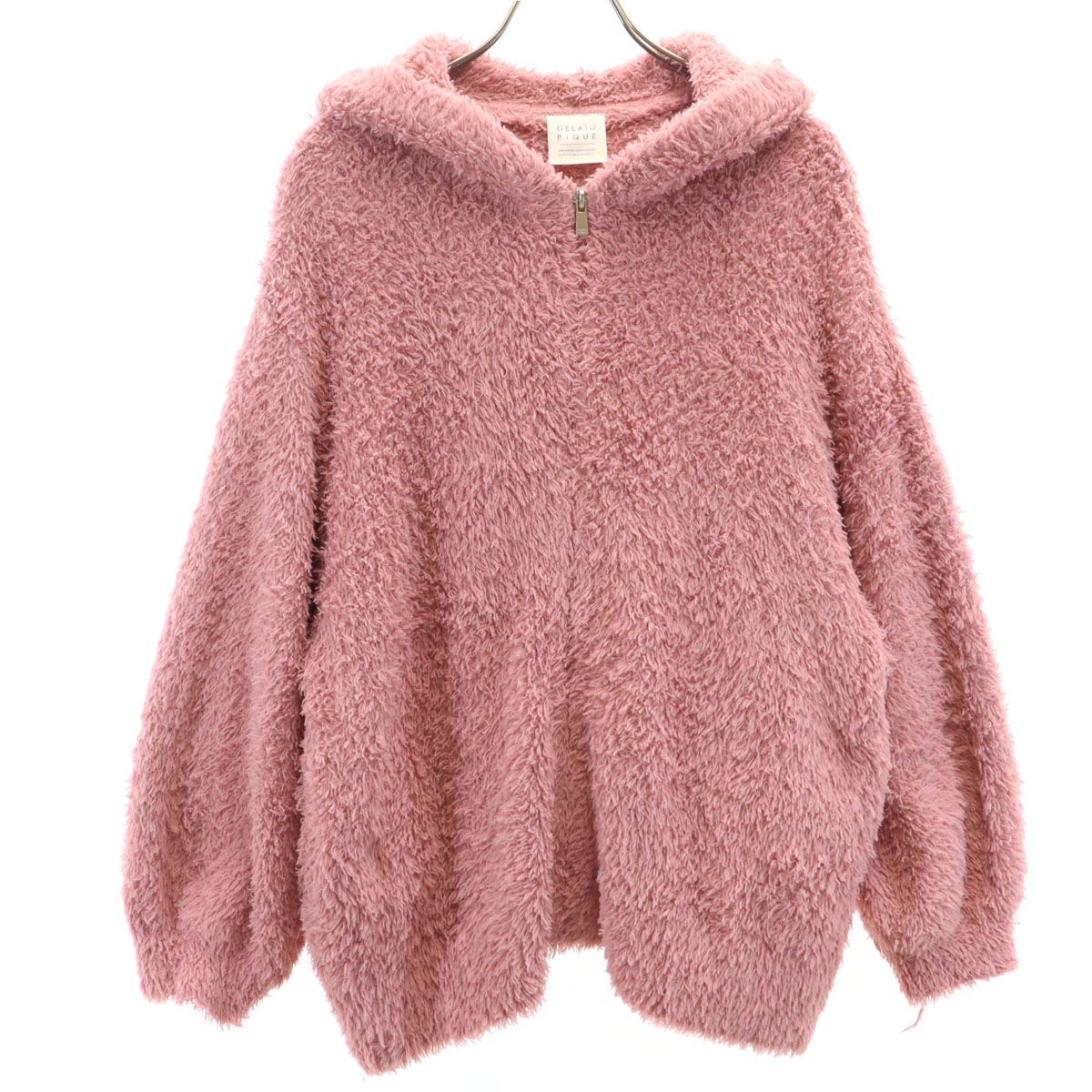 ジェラピケ　ラビットモコパーカー&パンツセット　pink うさ耳パーカー 中古・古着通販】gelato pique (ジェラートピケ) ラビットモコパーカー