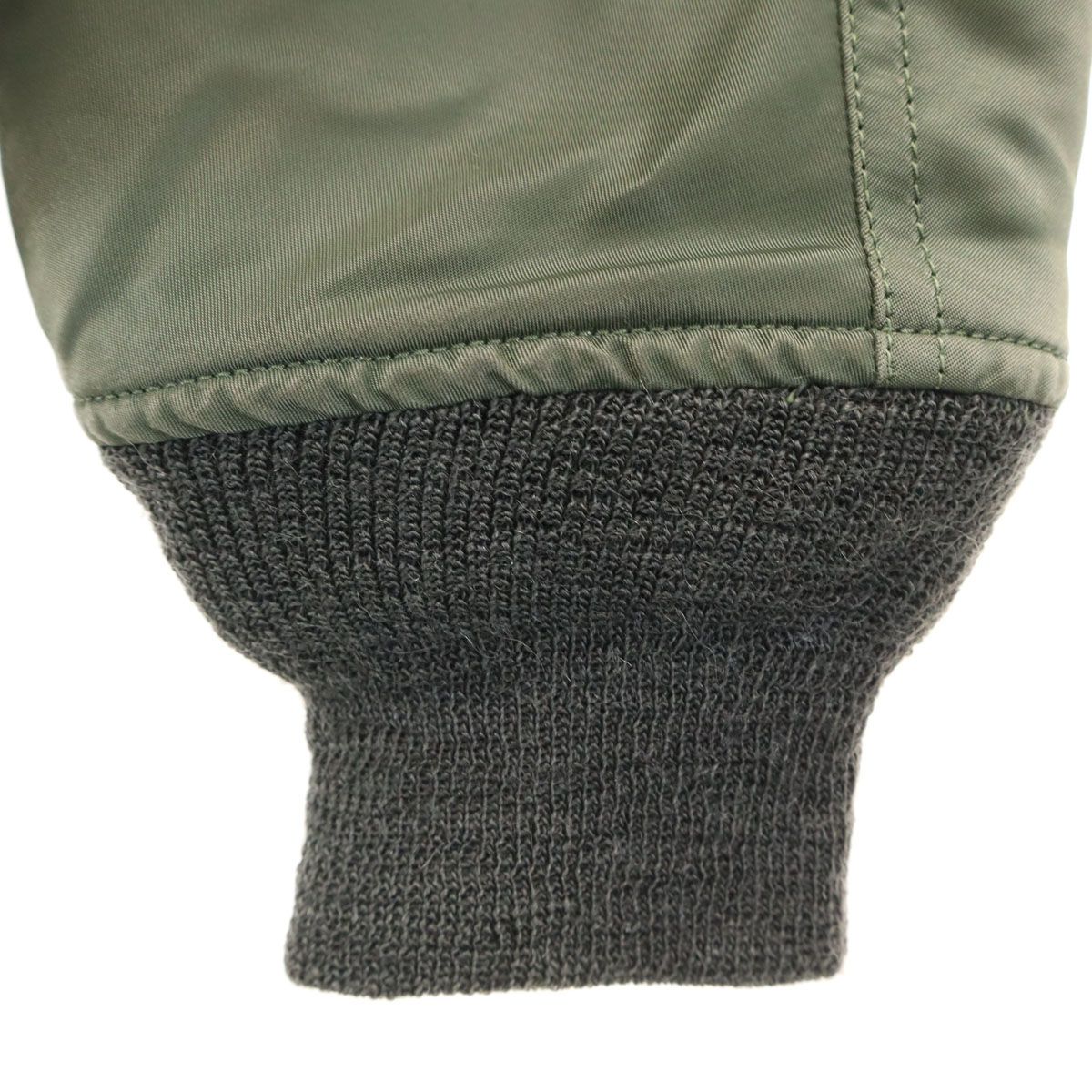 marka マーカ 日本製 MA-1 ノーカラー フライトジャケット 1 カーキ  