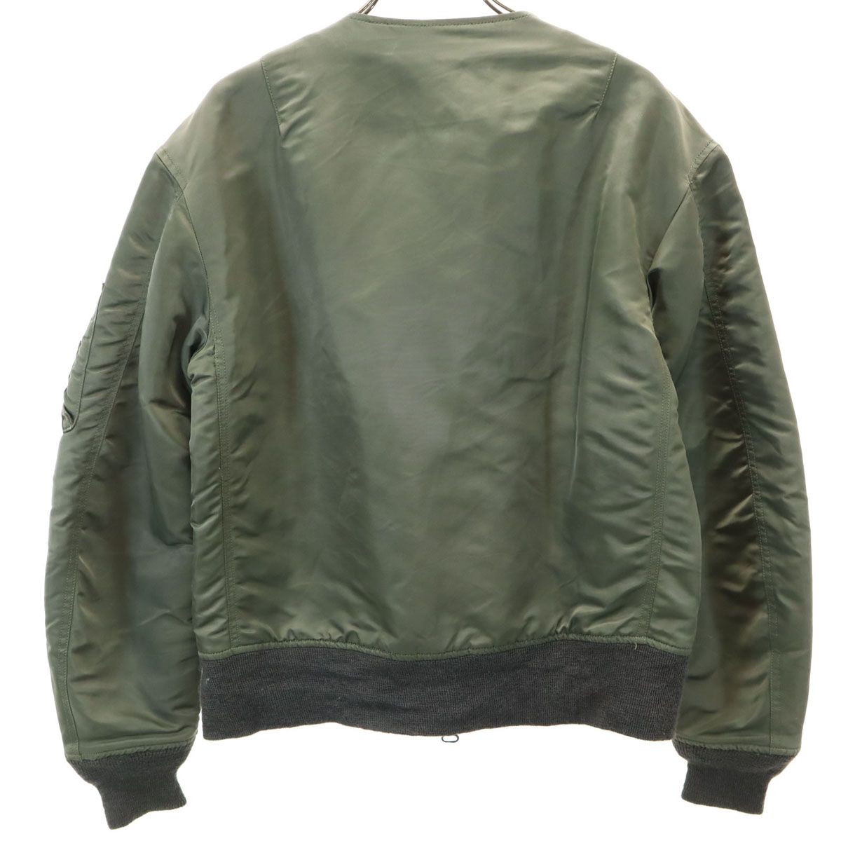 marka マーカ 日本製 MA-1 ノーカラー フライトジャケット 1 カーキ  