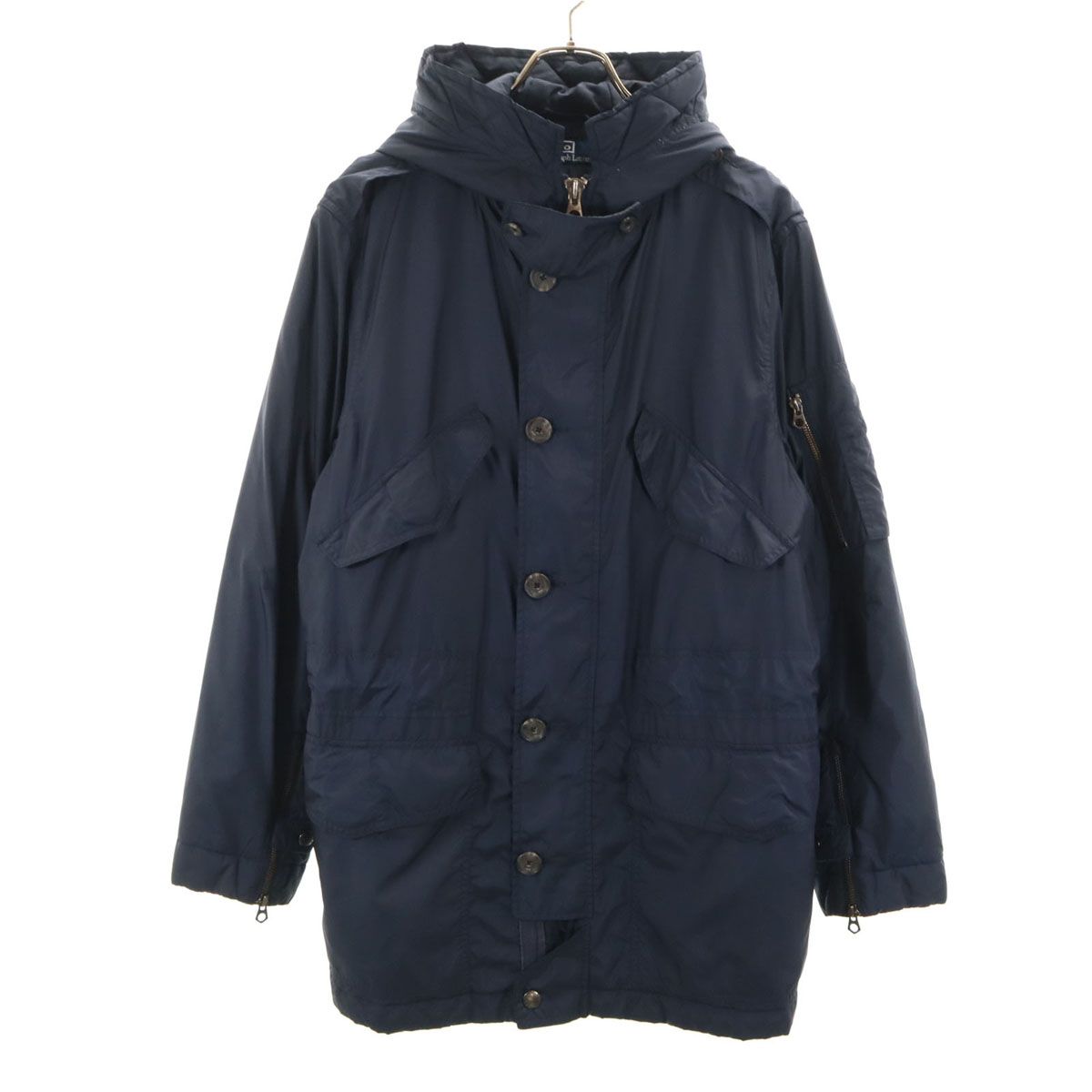 Polo by Ralph Lauren ポロバイラルフローレン 中綿ジャケット L ネイビー メンズ 古着