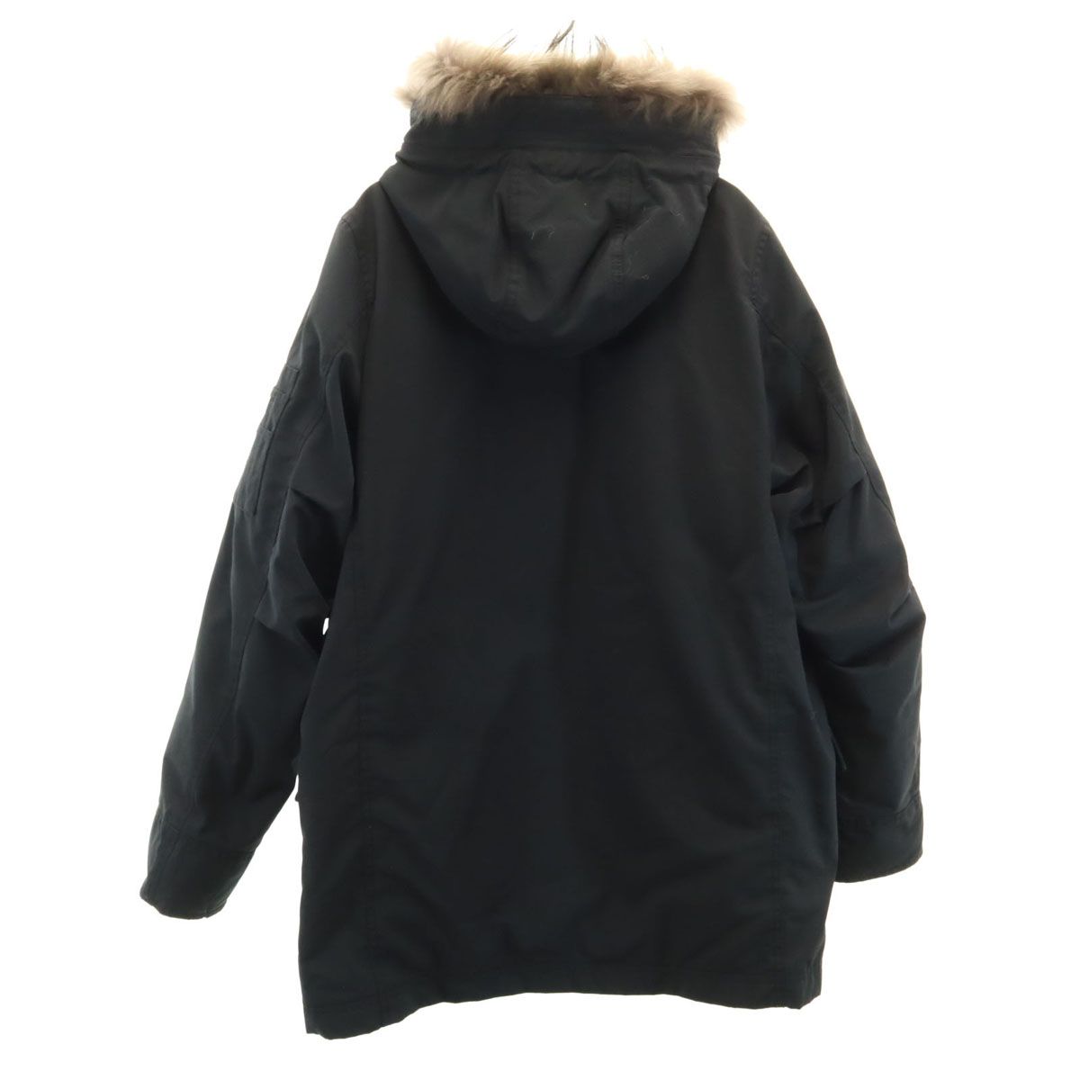 NISHIKAWA DOWN nano universe 西川ダウン ナノユニバース ダウンコート L ブラック メンズ 古着