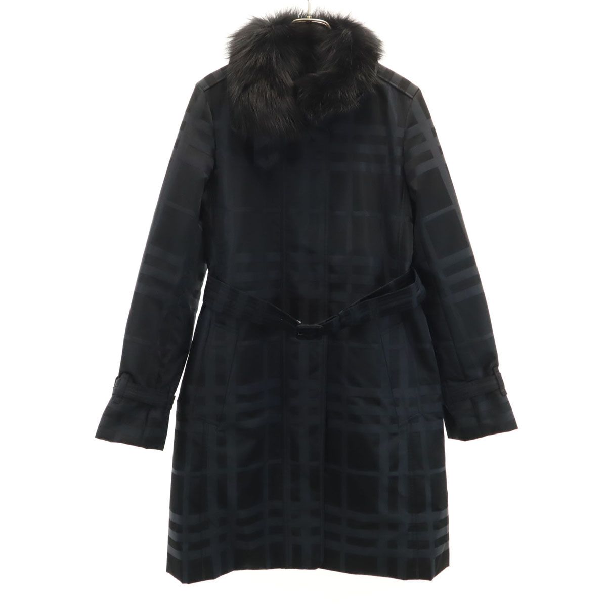 LONDON バーバリーロンドン コート 38 ブラック 三陽商会 レディース 古着