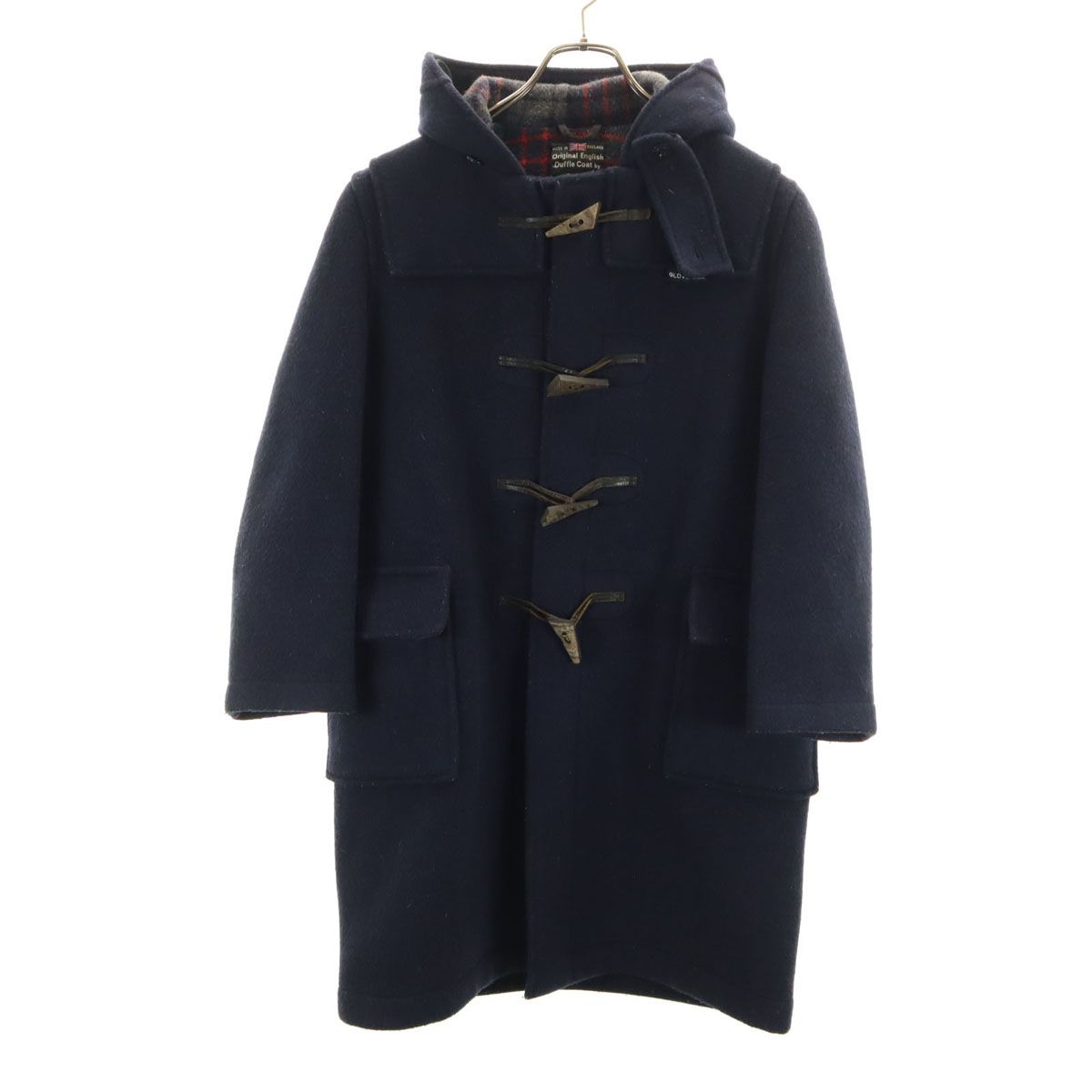 極美 イングランド製 gloverall MONTY ダッフルコート ネイビー