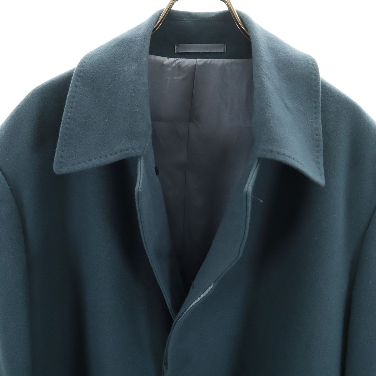 LAD MUSICIAN ラッドミュージシャン ステンカラーコート 46 ブルー