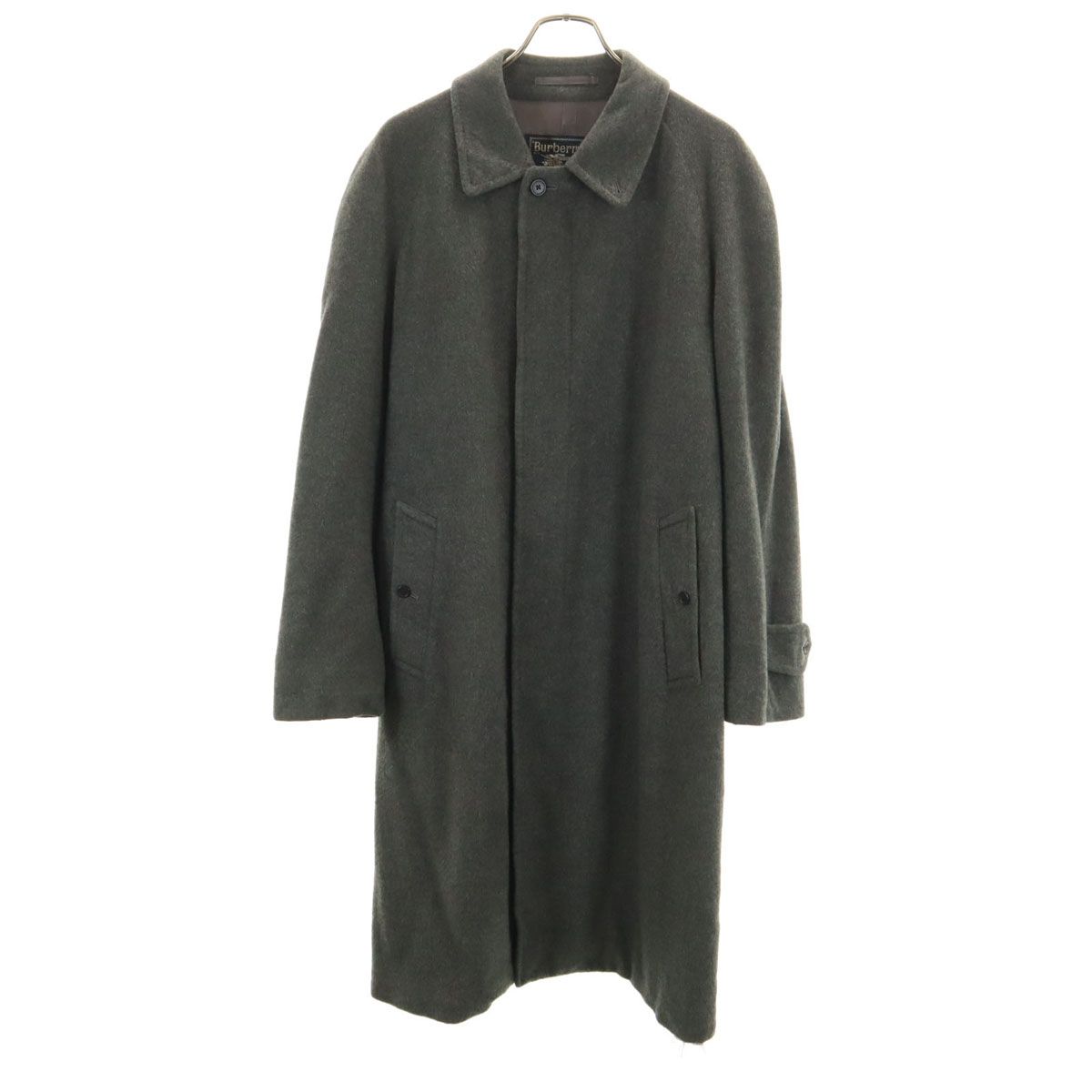 希少！90s バーバリー カシミヤ　ステンカラーコート M 希少！90s バーバリー カシミヤ ステンカラーコート M