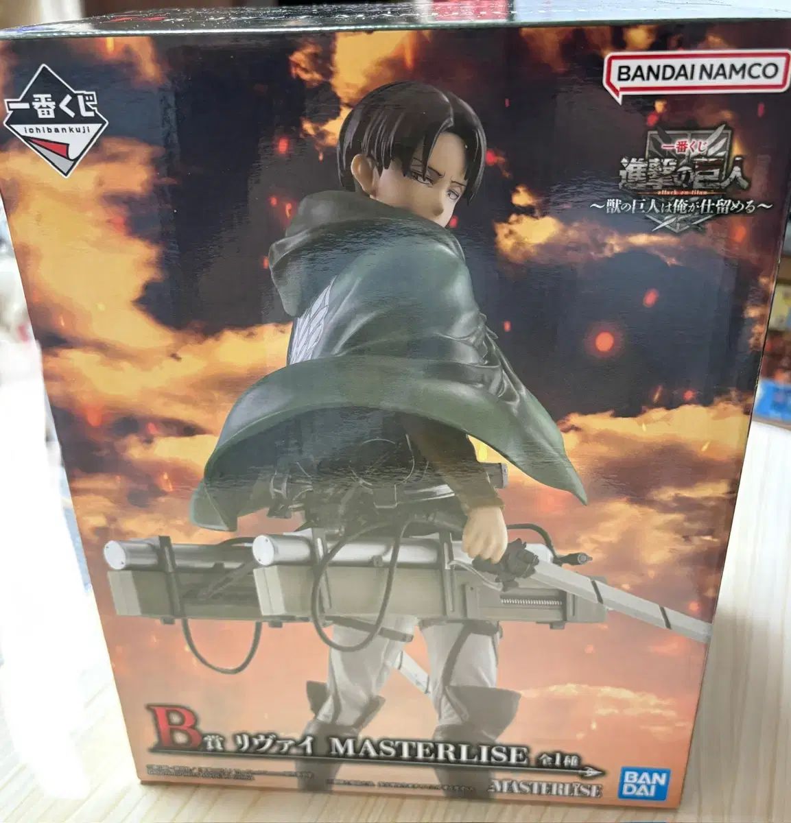 進撃の巨人 一番くじ B賞 リヴァイ アッカーマン フィギュア