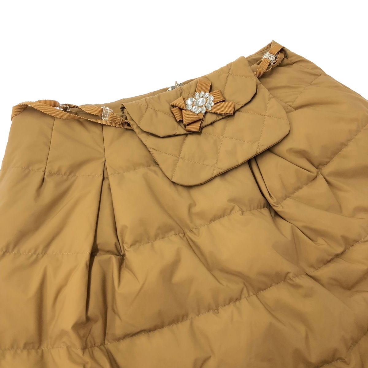 M's GRACY エムズグレイシー ポシェット付ダウンスカート サイズ:38