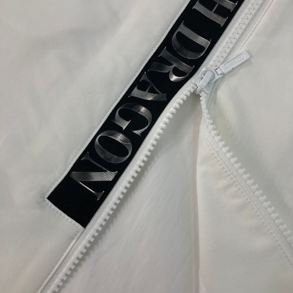  サイズ 2 DANCE WITH DRAGON ダンスウィズドラゴン 裏地付 ジップスカート ホワイト系 ゴルフウェア レディース ストスト スカート レディースウェア