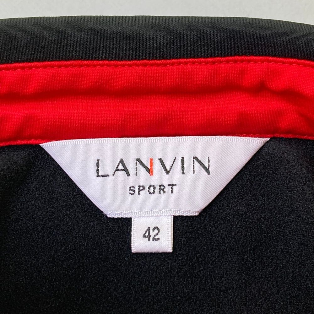 サイズ：42 LANVIN SPORT ランバン スポール 長袖ポロシャツ ハート 裏