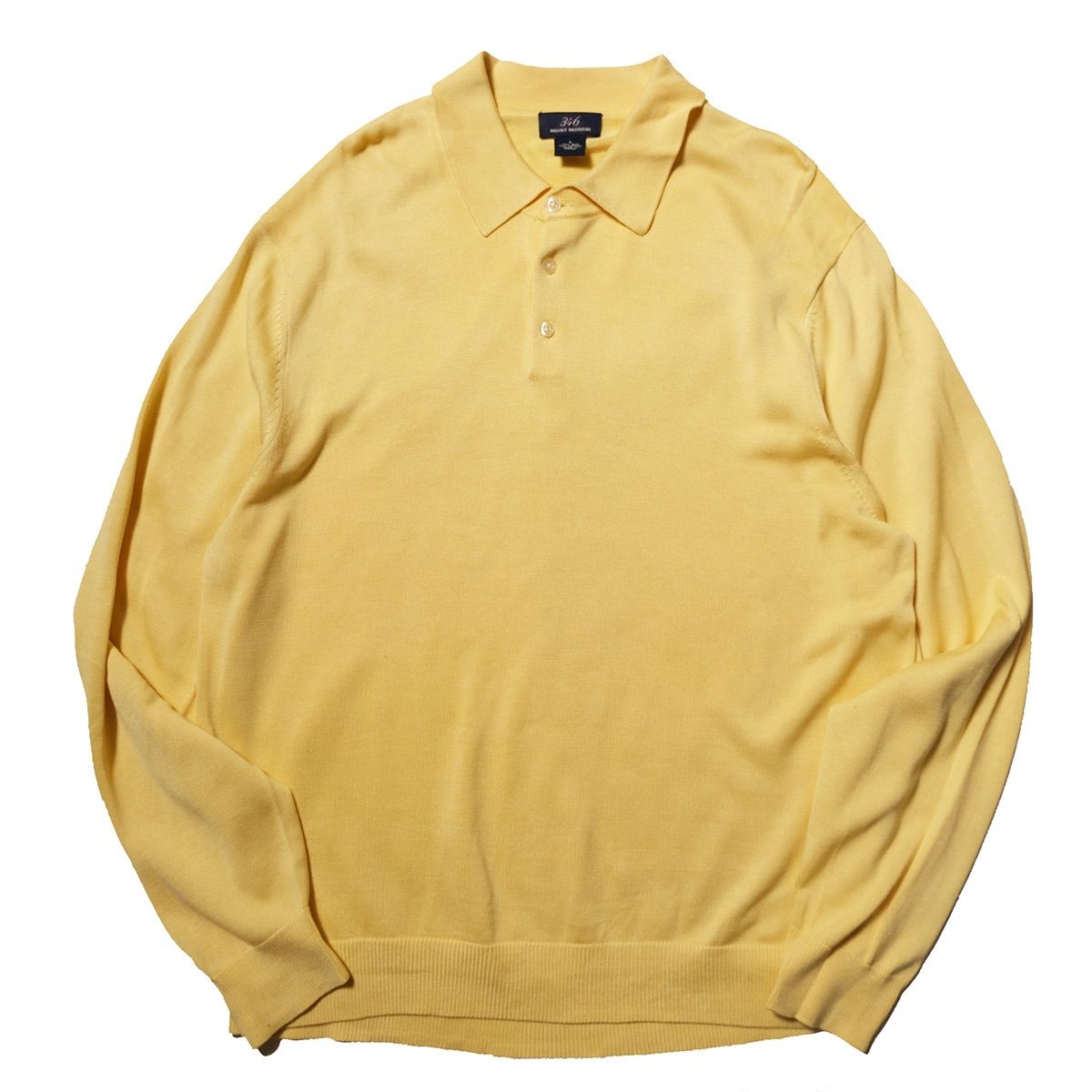 90's 00's ブルックスブラザーズ 346 シルク コットン ポロニット