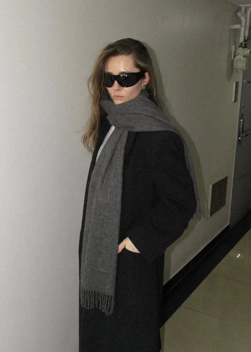 カシミア オーバーサイズ マフラー