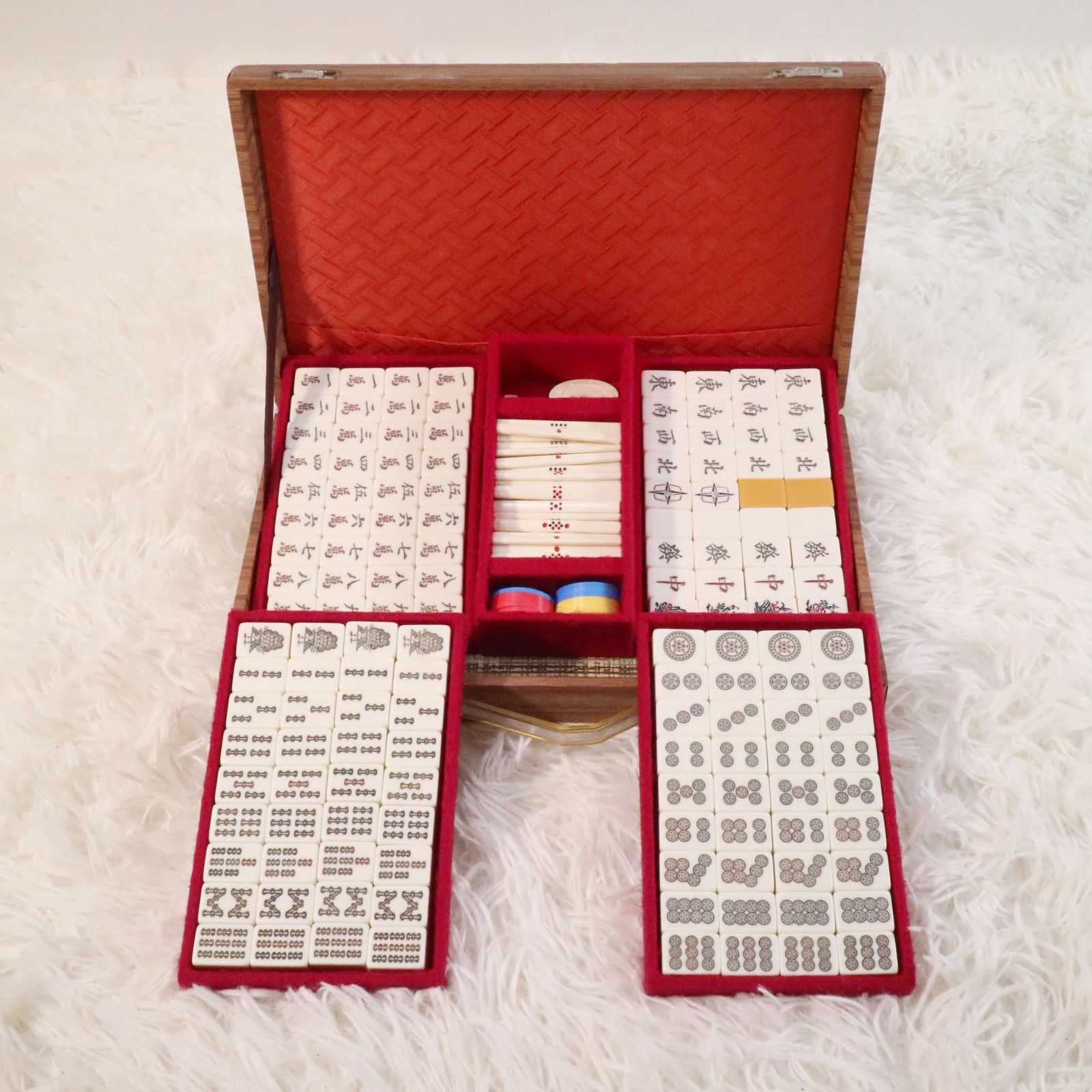 激 任天堂 麻雀牌 役満 特重 亀牌 亀一筒 関東書体