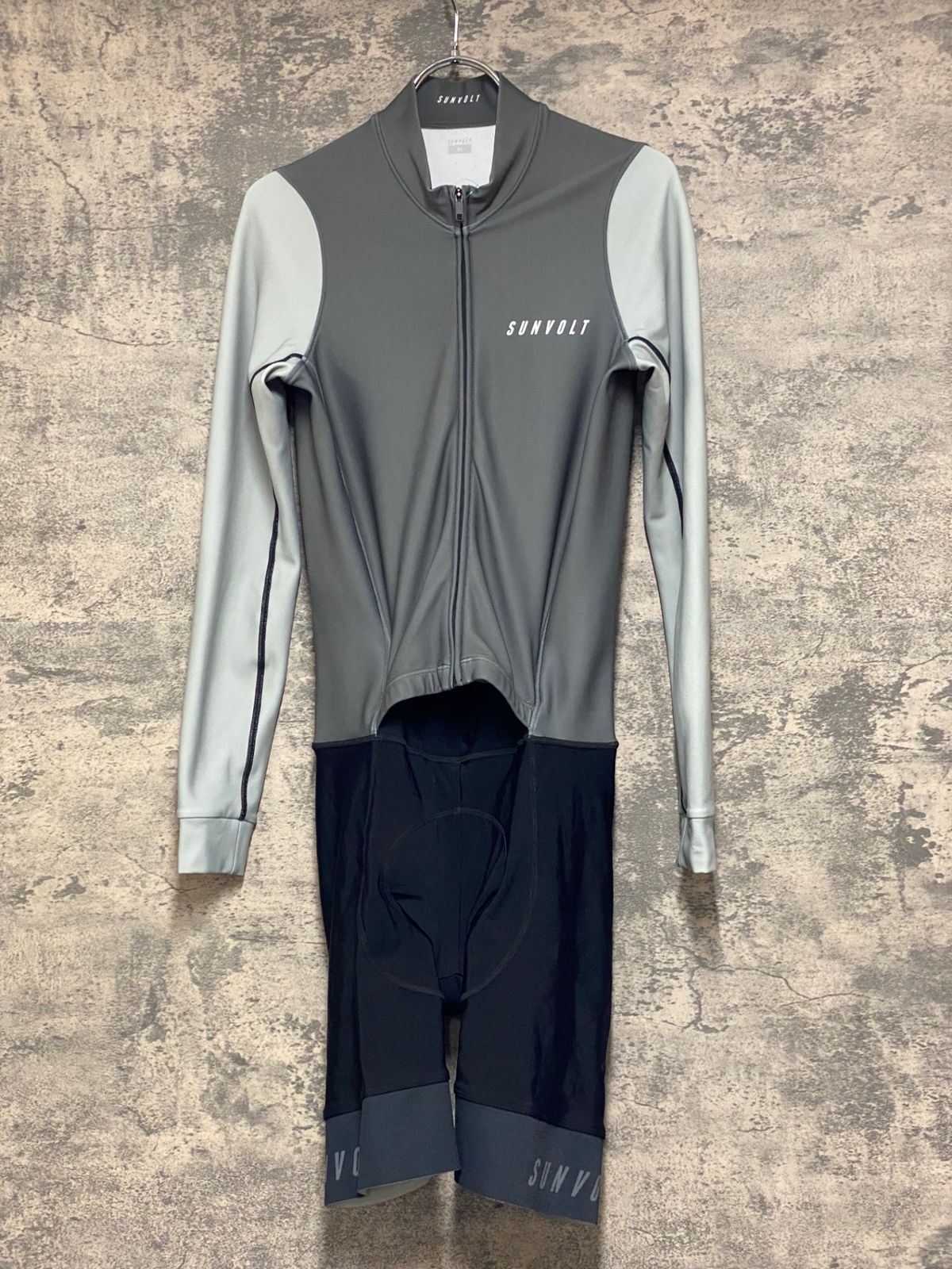 JO 723 サンボルト SUNVOLT 長袖 ワンピース グレー M 裏起毛