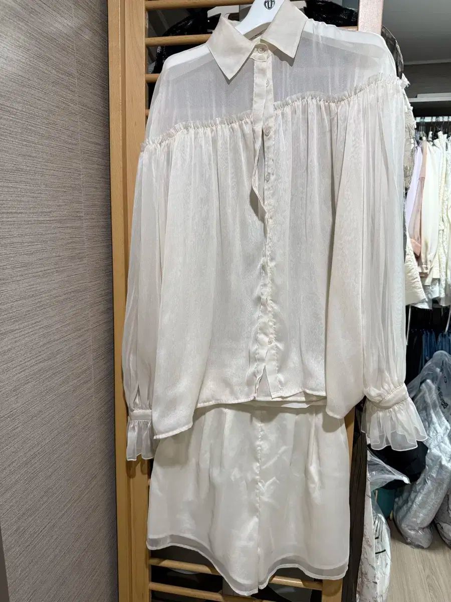 ラベルルブラン 麻ゴー セットアップ Mサイズ