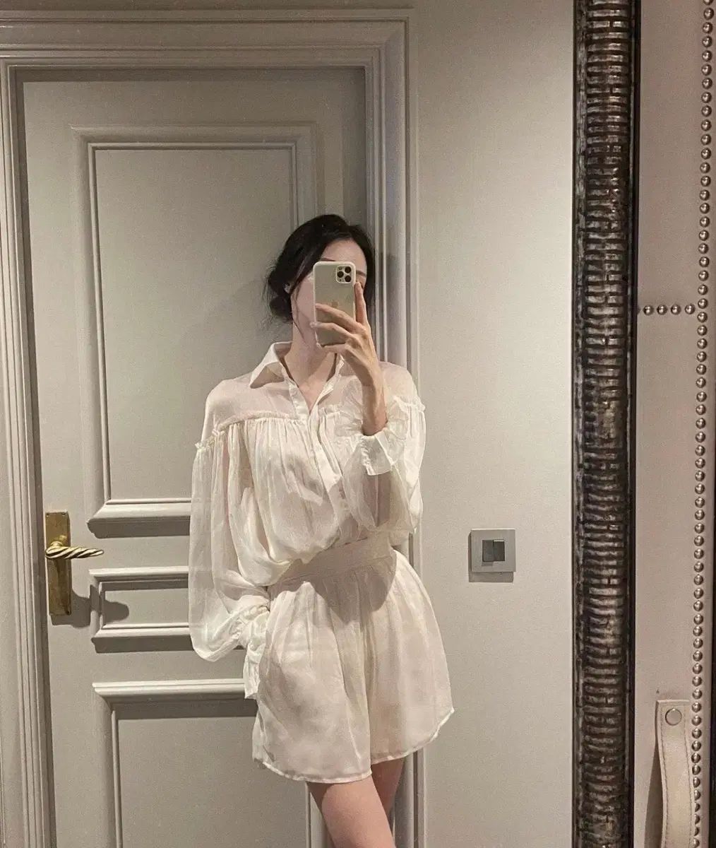 ラベルルブラン 麻ゴー セットアップ Mサイズ