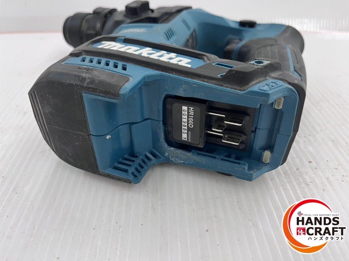  マキタ makita 10 8 V 16 mm充電式ハンマドリル HR 166 D 本体のみ ケース付 品 電動ハンマードリル ドリル ドライバー レンチ