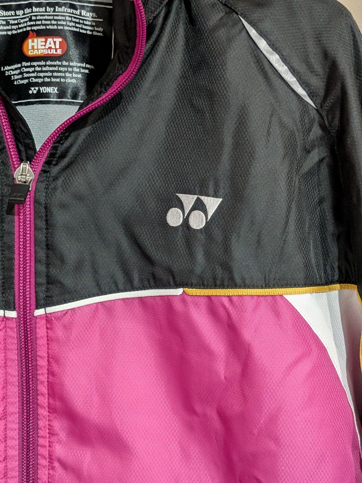 YONEX ヨネックス ヒートカプセル ウィンドブレーカー ジャケット S
