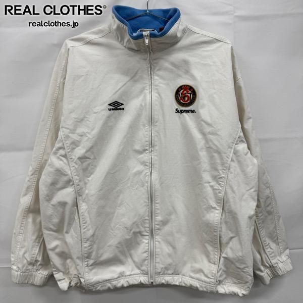 【美品】シュプリーム アンブロ トラックジャケット リップストップ 白 M Supreme×Umbro/シュプリーム×アンブロ【23AW】Cotton Ripstop Track