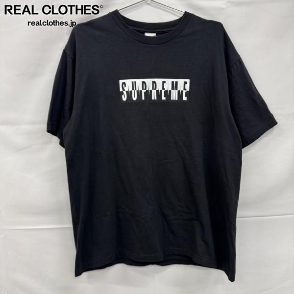 SUPREME シュプリーム 25AW Split Tee スプリット ロゴプリント 半袖Tシャツ XL