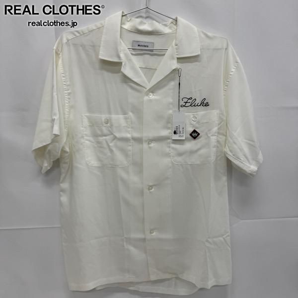 MASSES マシス 25SS BOWLING SHIRT S S 半袖 シャツ 25SS_MSS_028 ホワイト L