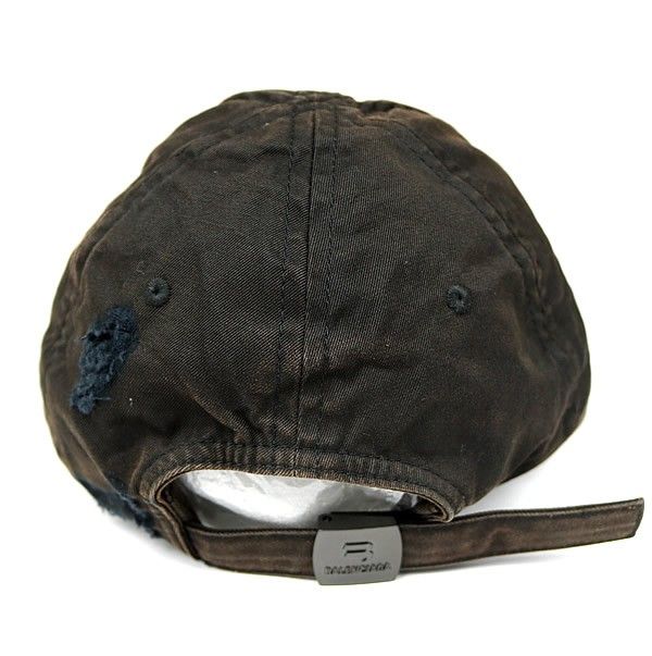 【美品】バレンシアガ ダメージ加工 帽子 BALENCIAGA 銀座店 バレンシアガ ダメージ加工 キャップ 帽子 メンズ