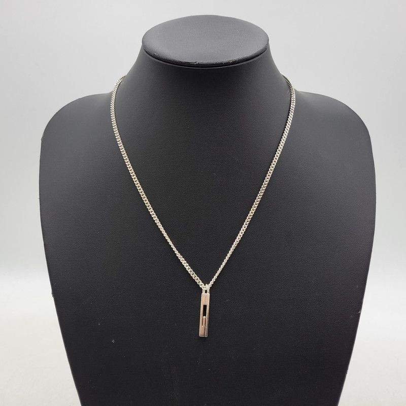 品 GUCCI グッチ 925 カットアウトG ネックレス 182 251115 as 25 izu