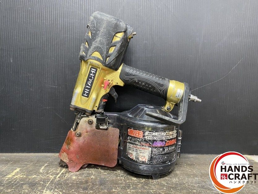 品 HITACHI 日立工機 NV90HMC 高圧ロール釘打機 使用空気圧力 1.18~2.26MPa