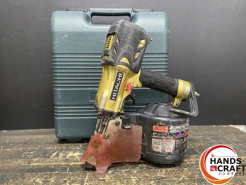 品 HITACHI 日立工機 NV90HMC 高圧ロール釘打機 使用空気圧力 1.18～2.26MPa