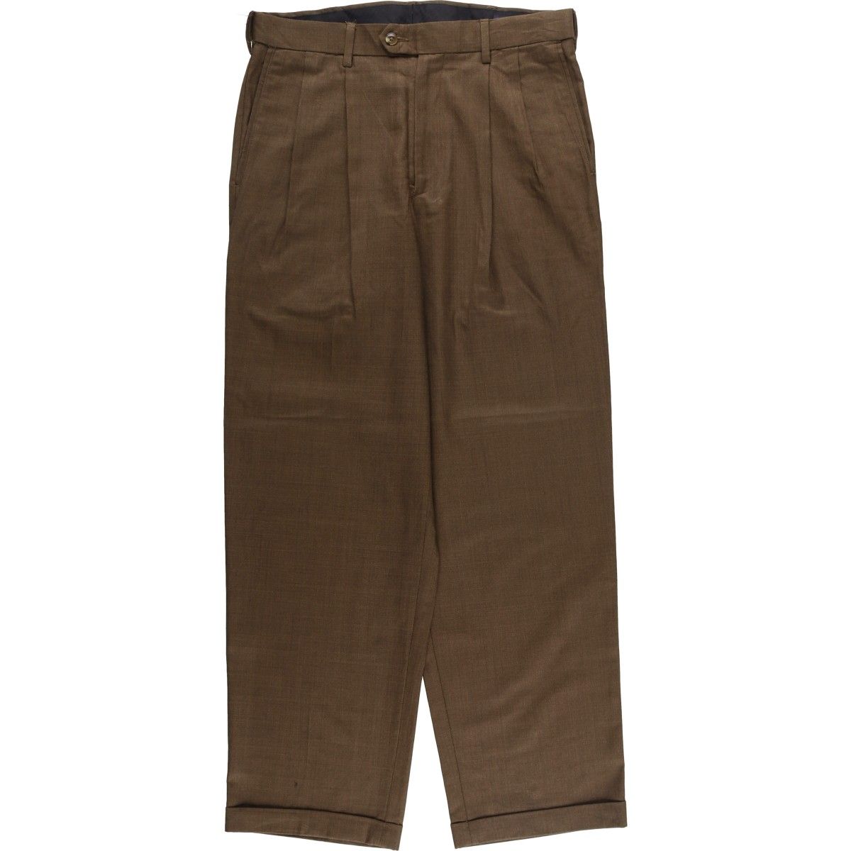 古着 ROUNDTREE＆YORKE ツータック スラックスパンツ メンズw33相当 eaa569288