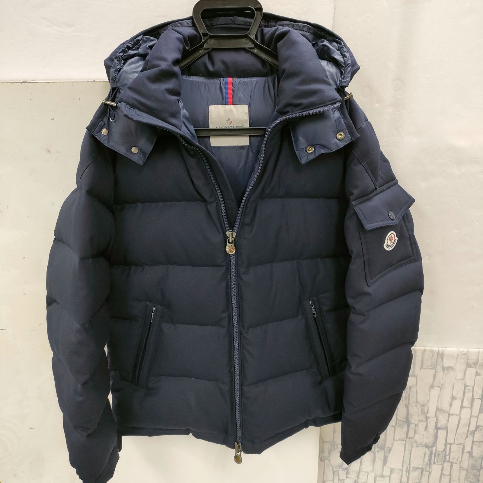 〔美品〕MONCLER モンジュネーブル　ネイビー　サイズ1 国内正規品5D17 MONCLER - 【新品・未使用】MONCLER モンクレール モンジュネーブル