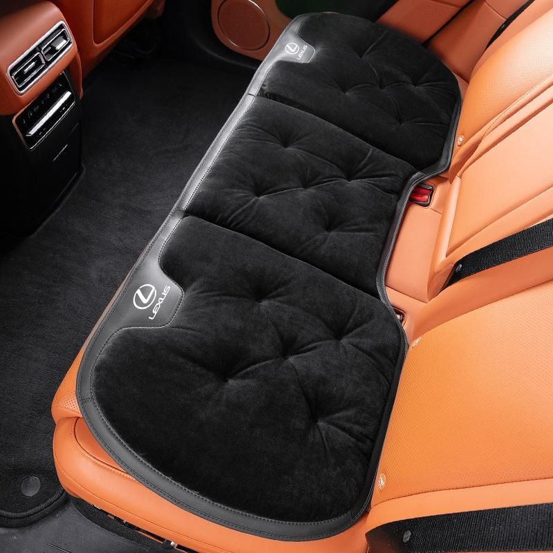 ★レクサス LEXUS★ブラック★車用 シートクッション 座布団 後部座席用1枚 フランネルの表面 冬の座布団 快適 冬季適用 滑り止め aagu qtm