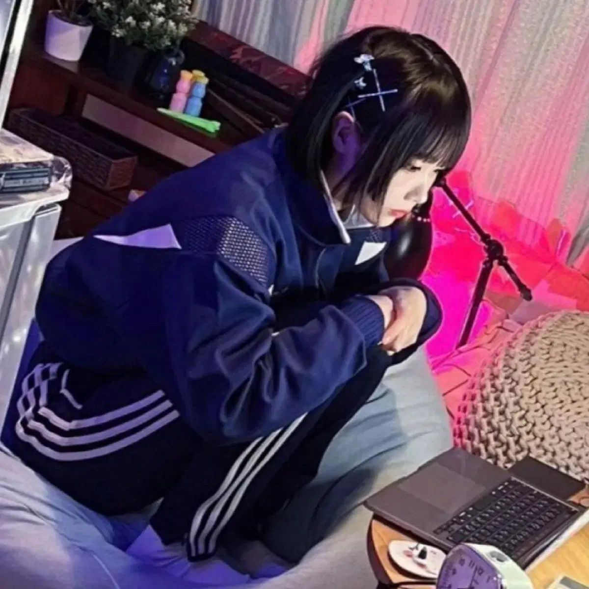 アディダス x デサント トラックジャージ アノちゃん 着用 90s OG 日本 ヴィンテージ