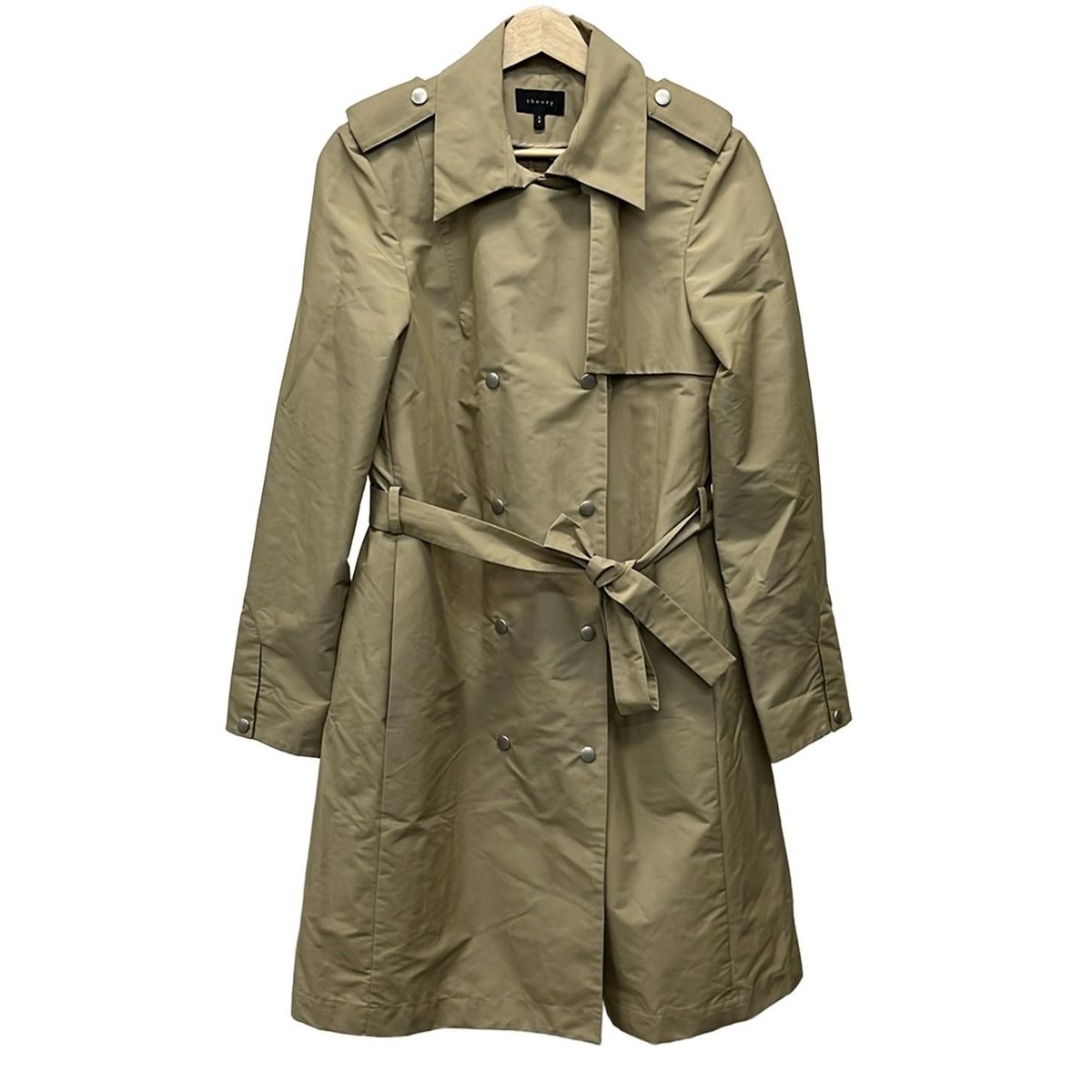 theory(セオリー) トレンチコート サイズS/P S レディース - ベージュ