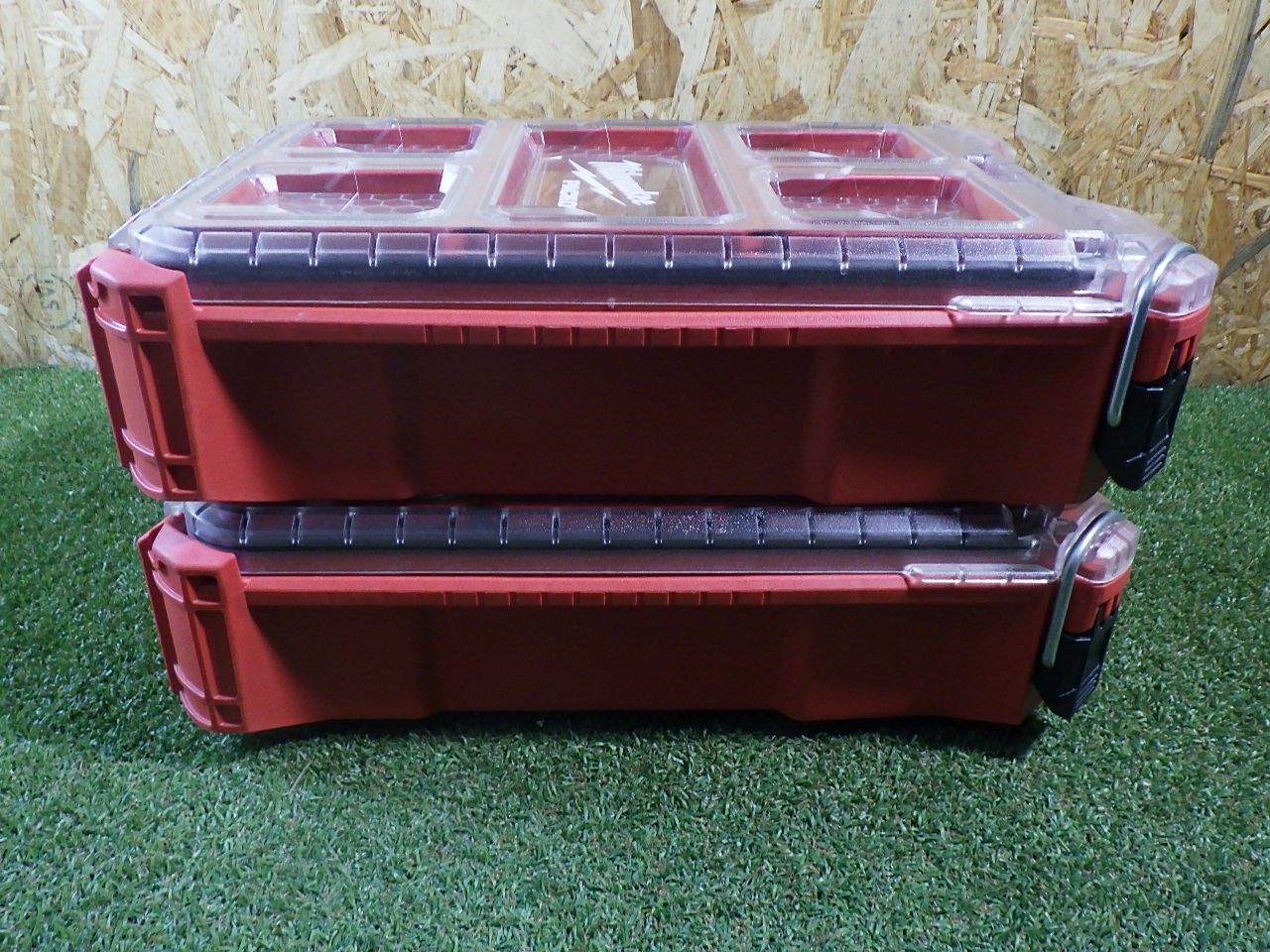部品の整理などに 2個セット Milwaukee Packout 5-compartments小さいパーツオーガナイザー48 – 22 – 8435 品