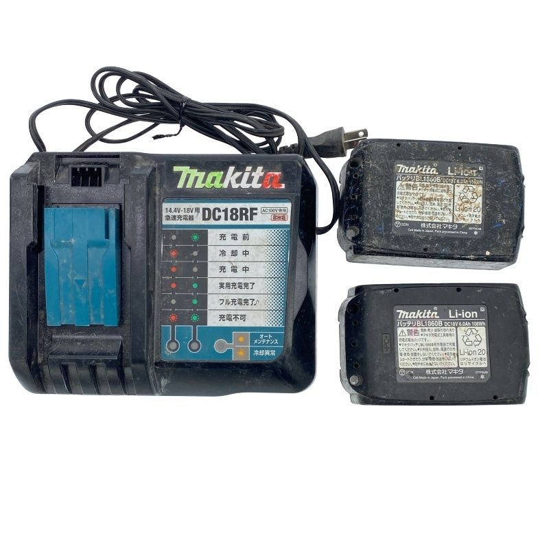  品 makita マキタ 18 V 充電式インパクトドライバー 紫 パープル バッテリ 6.0 Ah 充電器 ケース付118118 電動インパクトドライバー ドリル ドライバー レンチ