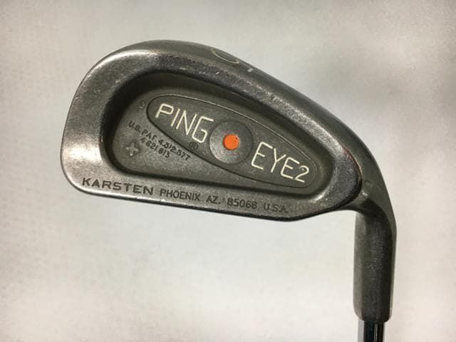 返品OK ゴルフクラブ 9本セット ピン EYE2プラス ステンレス アイアン オレンジ オリジナルスチール 3~9.P.S