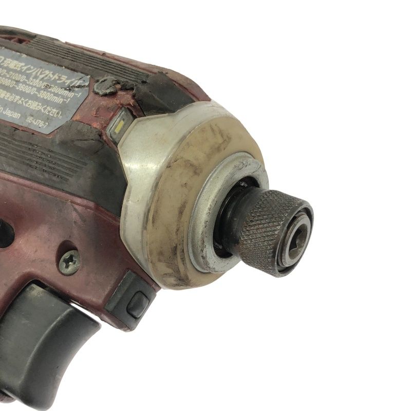 ☆品☆ makita マキタ 18V 充電式インパクトドライバ TD171D 本体のみ 赤/オーセンティックレッド118134