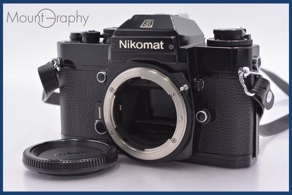 ニコン Nikon Nikomat EL 前キャップ付 同梱可 mj6491