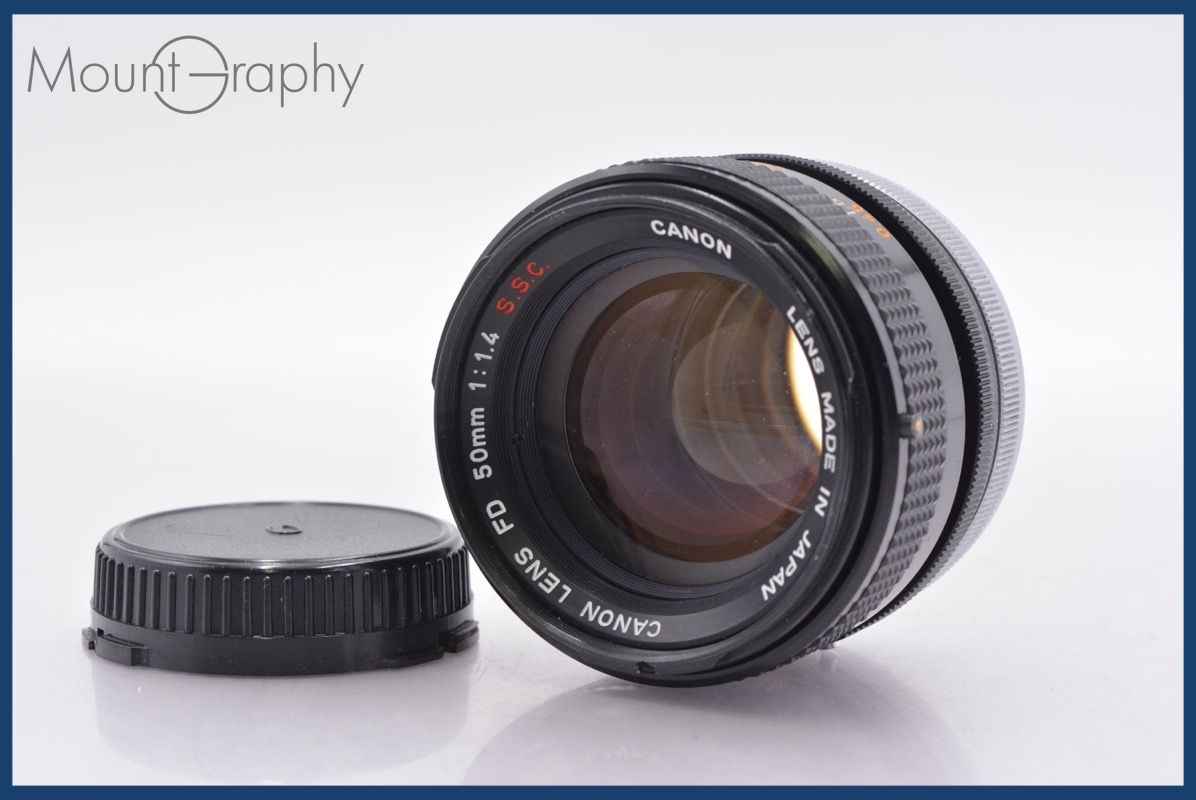 特別 キヤノン Canon FD 50mm F1.4 S.S.C. 後キャップ付 同梱可 mj6495
